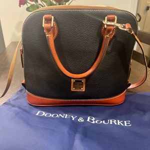 Dooney & Bourke Pebble Grain Zip Zip Satchel
